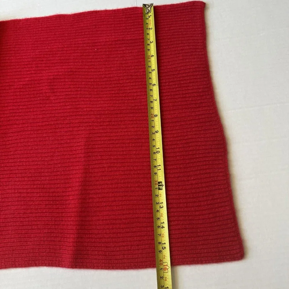 The Cashmere Project Scarf Sugar Blush Paris Red 100%Cashme💖Great gift💖 - Picture 3 of 7